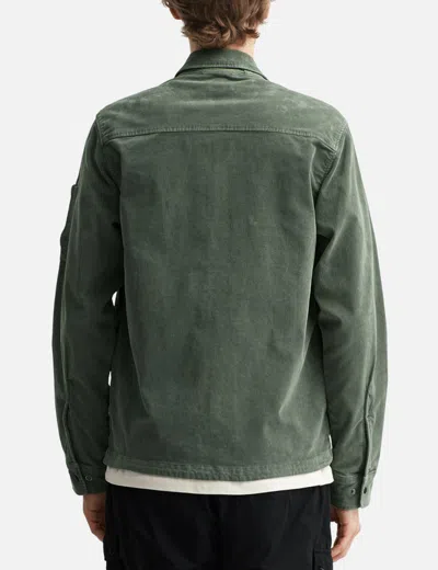 C.p. Company C.p.company Corduroy Shirt Jacket With Lens Detail