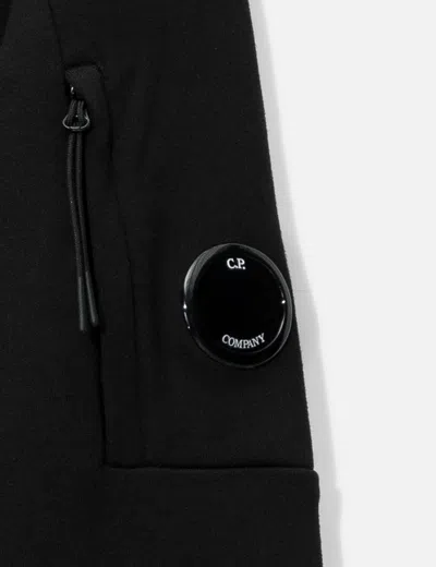 C.p. Company C.p.company Logo Cotton Crewneck Sweatshirt In Black
