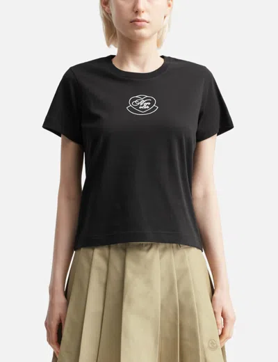 Moncler Embroidered Heart Logo Cotton T-shirt