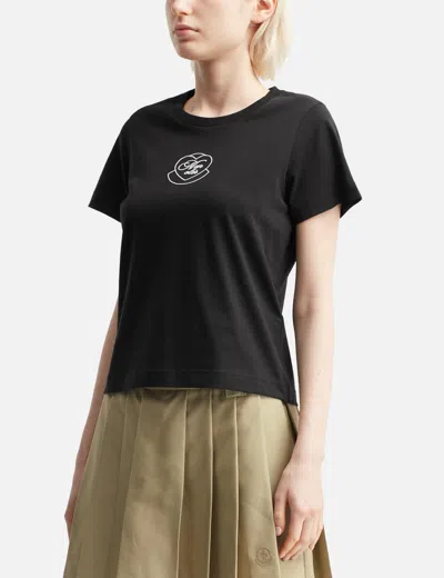 Moncler Embroidered Heart Logo Cotton T-shirt