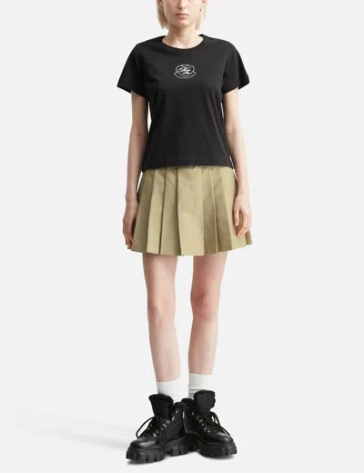 Moncler Embroidered Heart Logo Cotton T-shirt