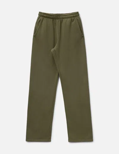 Entire Studios Straight-leg Sweatpant In Green