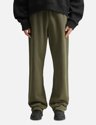 Entire Studios Straight-leg Sweatpant In Green