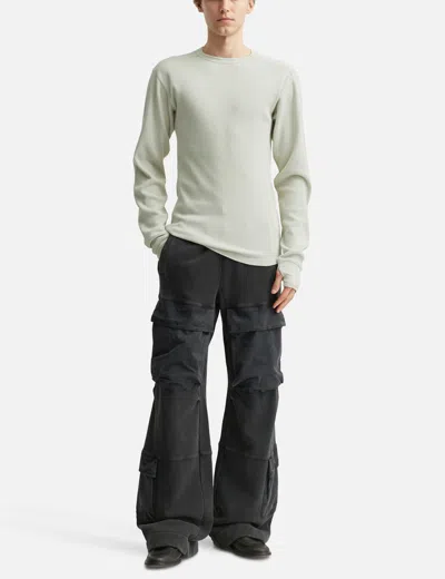 Entire Studios Cargo Cotton Joggers Drawstring Detail