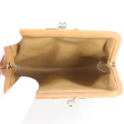 Pre-owned Celine Beige Coated Canvas Leather Coin Purse/coin Case () In Sand