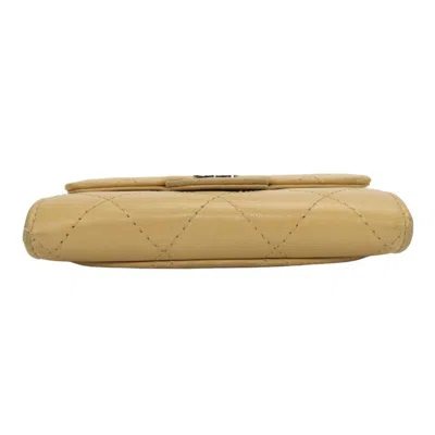 Pre-owned Chanel Beige Leather Coin Purse/coin Case () In Sand