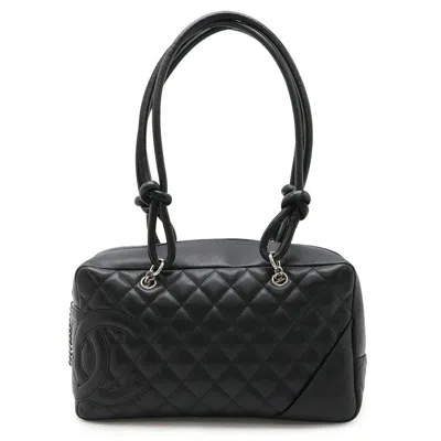 Pre-owned Chanel Ligne Cambon Black Cambon Ligne Shoulder Bag ()