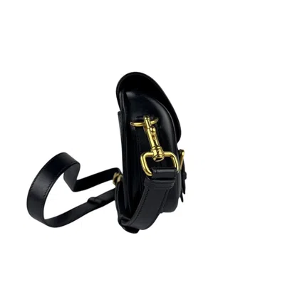 Pre-owned Dior Christian  Black Leather Shoulder Bag ()