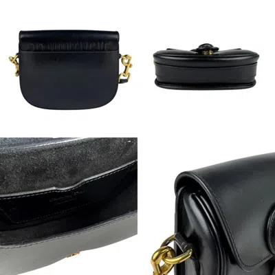 Pre-owned Dior Christian  Black Leather Shoulder Bag ()