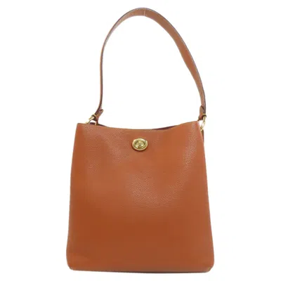 Pre-owned Coach Brown Leather Shoulder Bag ()
