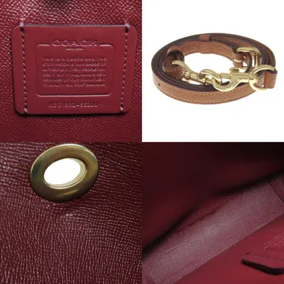 Pre-owned Coach Brown Leather Shoulder Bag ()
