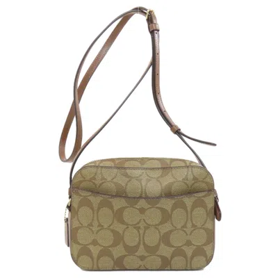Pre-owned Coach Brown Pvc Shoulder Bag ()
