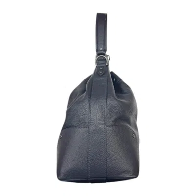 Pre-owned Coach Navy Leather Shoulder Bag ()