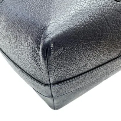 Pre-owned Coach Navy Leather Shoulder Bag ()