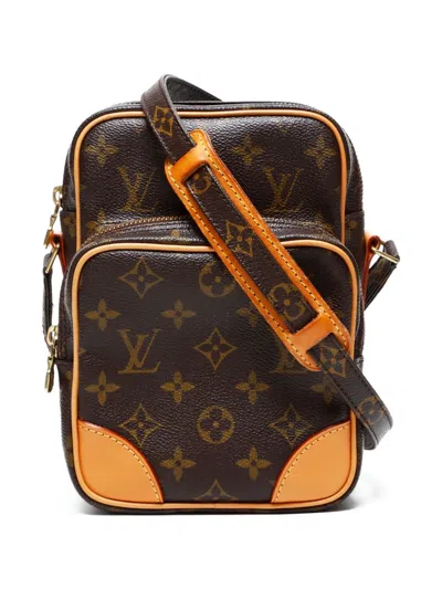 Pre-owned Louis Vuitton 2002 Monogram Amazone Shoulder Bag In Brown