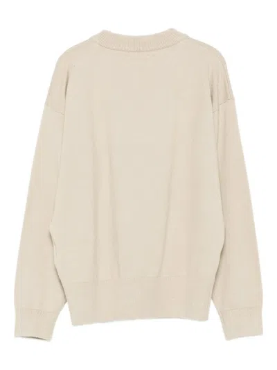 John Richmond Junior Embroidered Logo Jumper In Neutral