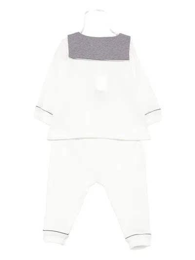 Petit Bateau Natural Cotton Trousers In Neutral