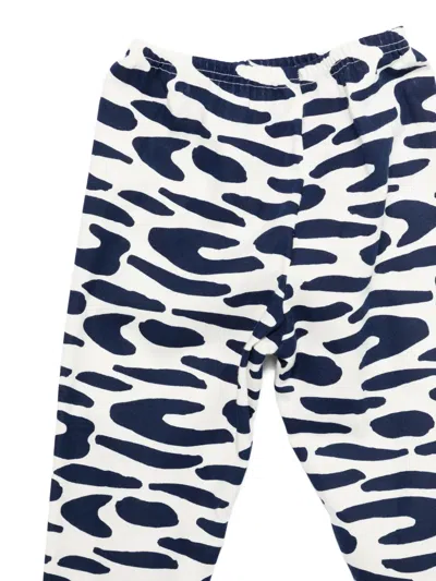 Petit Bateau Zebra-print Pyjamas In Animal Print