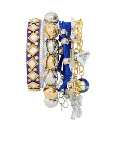 Amir Slama Beaded Bracelet In Gold