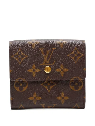 Pre-owned Louis Vuitton 2003 Elise Wallet In Brown