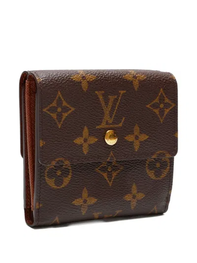 Pre-owned Louis Vuitton 2003 Elise Wallet In Brown
