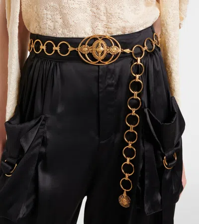 Chloé Amulet Logo Belt