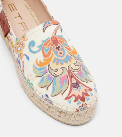 Etro Floral Espadrilles In Multi