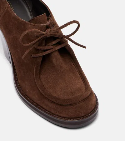Etro Suede Desert Boots In Brown