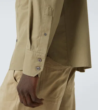 Tom Ford Cotton Shirt In Green
