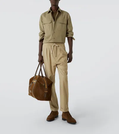 Tom Ford Cotton Shirt In Green