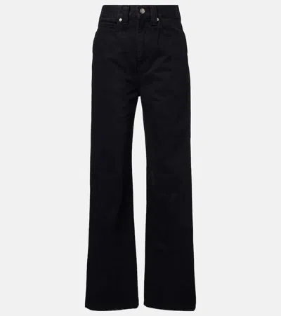 Khaite Danielle Straight-leg Mid-rise Recycled Denim Jeans