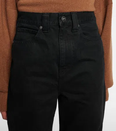 Khaite Danielle Straight-leg Mid-rise Recycled Denim Jeans