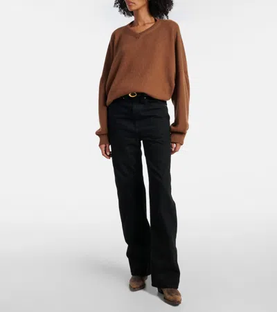 Khaite Danielle Straight-leg Mid-rise Recycled Denim Jeans