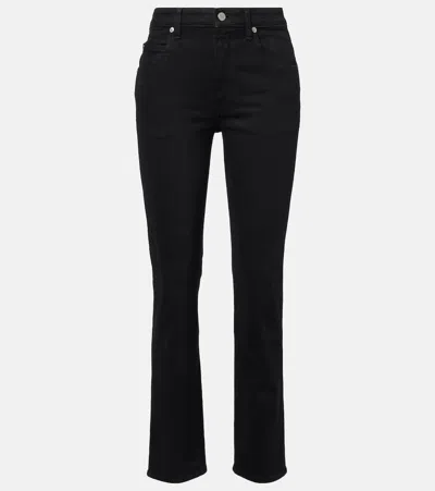 Khaite Viv Straight Jeans In Black