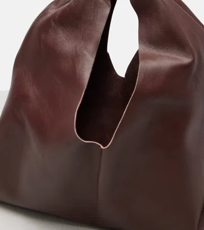 The Row Bindle Small Leather Shoulder Bag