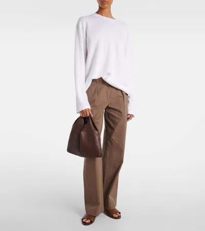The Row Bindle Small Leather Shoulder Bag