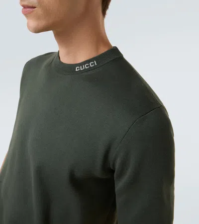 Gucci Silk Cotton Knit T-shirt With Intarsia