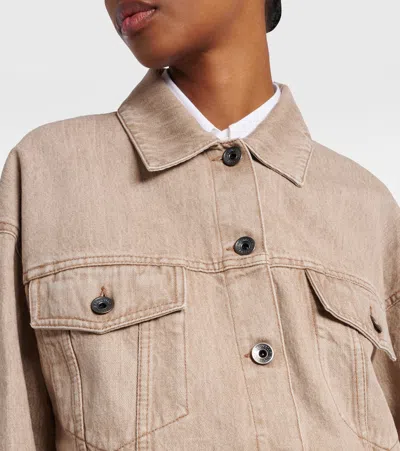 Brunello Cucinelli Women Jewelled Jacket In Neutral