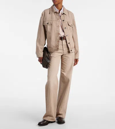 Brunello Cucinelli Women Jewelled Jacket In Neutral