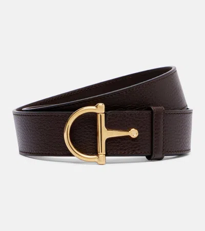 Gucci Horsebit Leather Belt