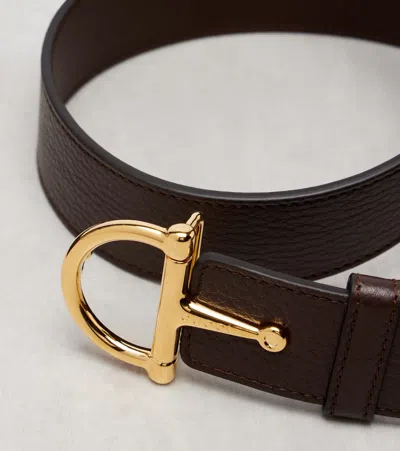 Gucci Horsebit Leather Belt