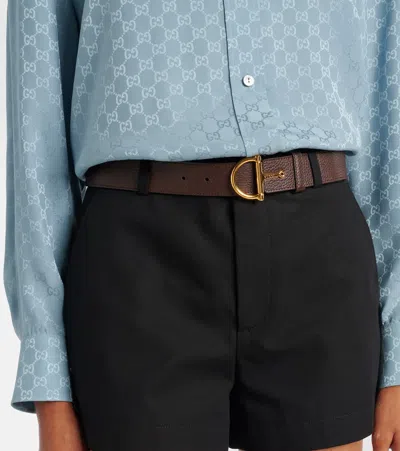 Gucci Horsebit Leather Belt