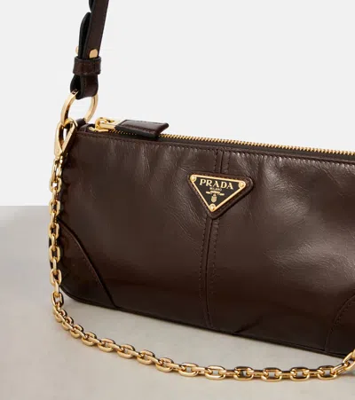 Prada Burgundy Re-edition 2002 Medium Shoulder Bag In Burgundy