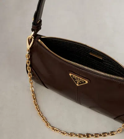 Prada Burgundy Re-edition 2002 Medium Shoulder Bag In Burgundy