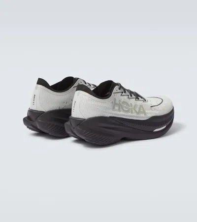 Hoka Mach X 2 Rubber-trimmed Mesh Sneakers In Black