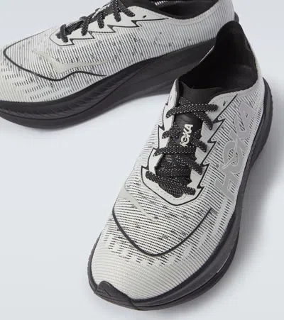 Hoka Mach X 2 Rubber-trimmed Mesh Sneakers In Black