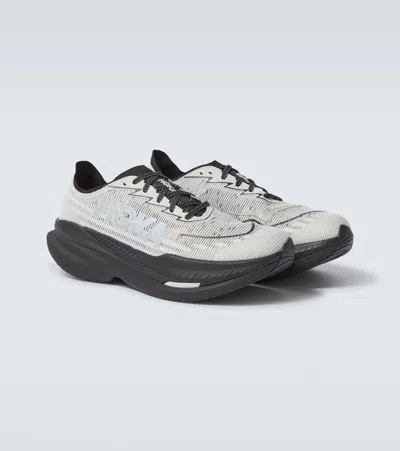 Hoka Mach X 2 Rubber-trimmed Mesh Sneakers In Black