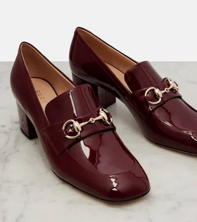 Gucci Lady Horsebit Leather Loafer Pumps