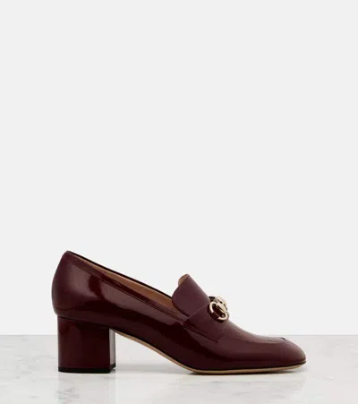 Gucci Lady Horsebit Leather Loafer Pumps