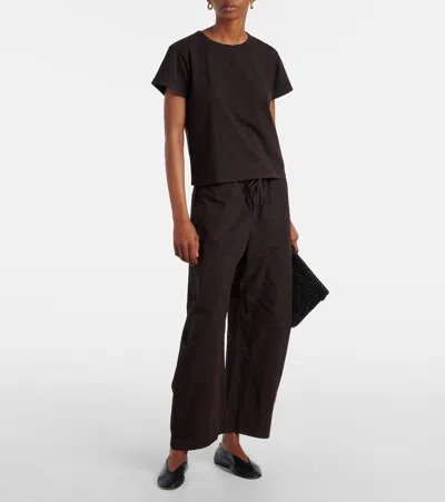 Leset The Margo Cotton T-shirt In Brown